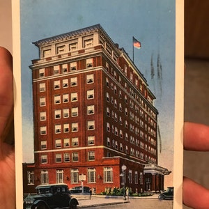 Antike Postkarte von New Bedford Hotel in New Bedford, Massachusetts