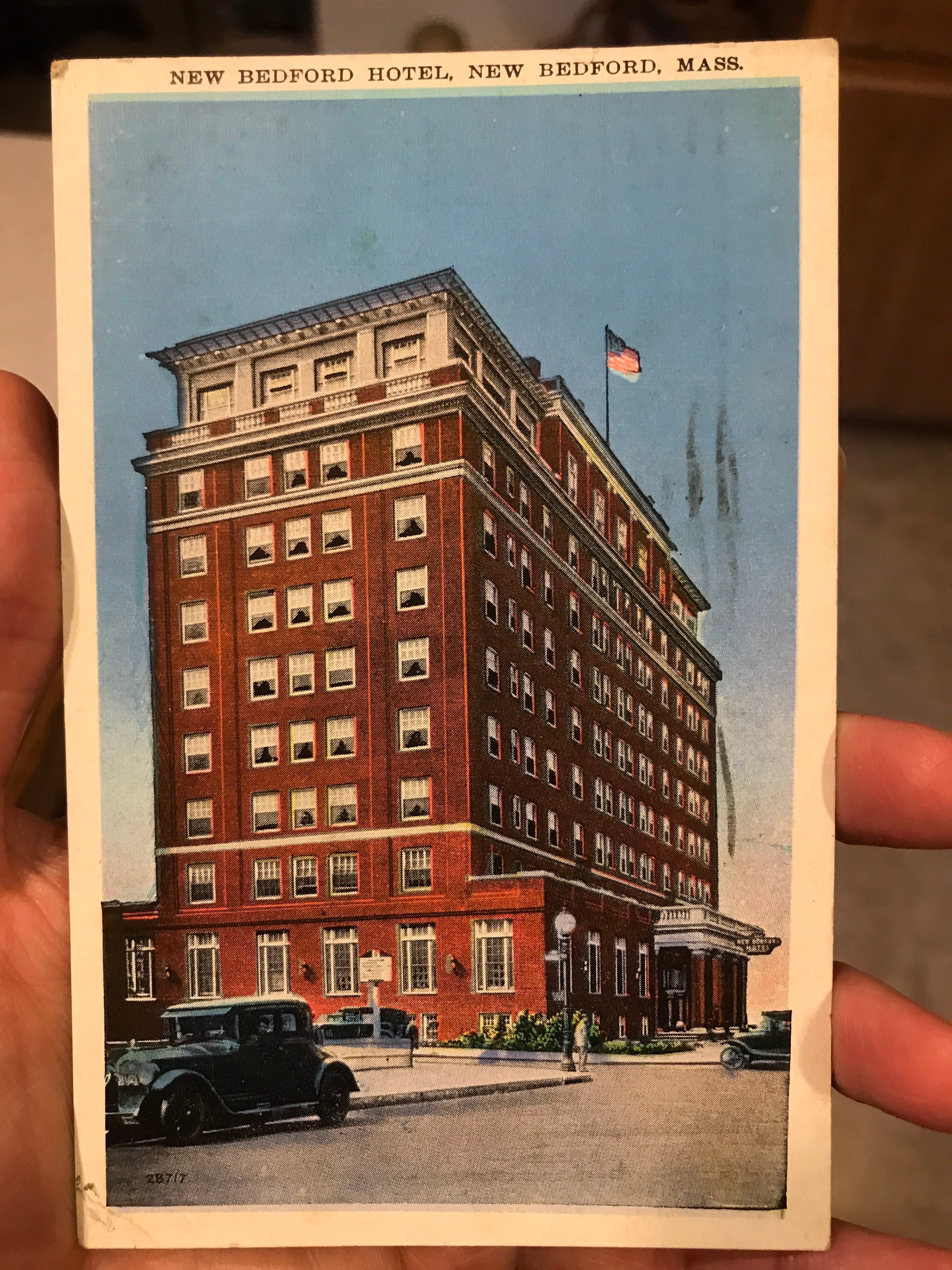 Lovely Antique Postcard of New Bedford Hotel in New Bedford, Massachusetts