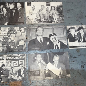 Collection of 7 Tom Breneman Breakfast in Hollywood ABC Radio Personality