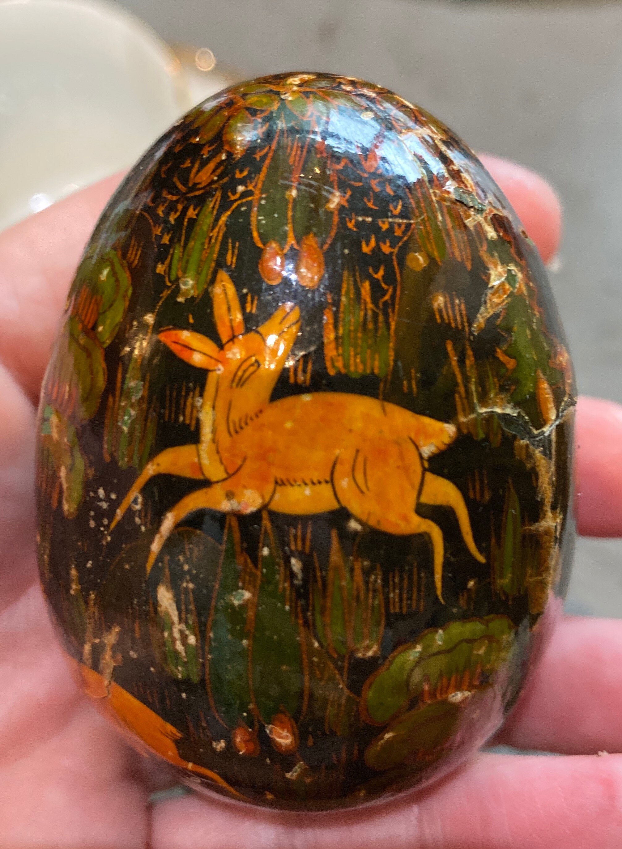 Russian lacquer egg - Etsy 日本