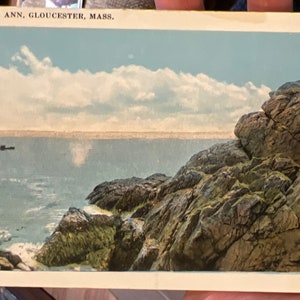 Schöne antik kolorierte Postkarte von Mutter Ann in Gloucester, Massachusetts