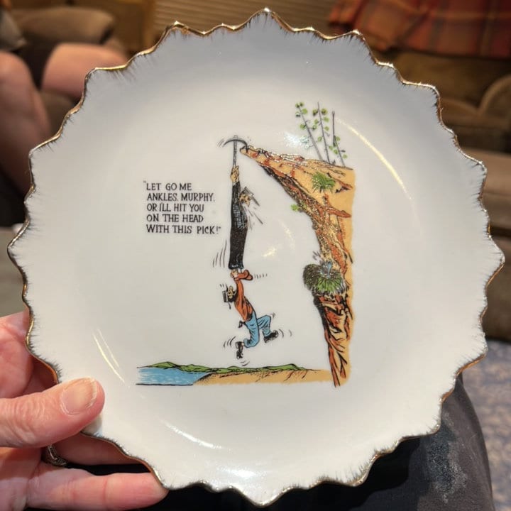 Funny Antique Plate - Etsy