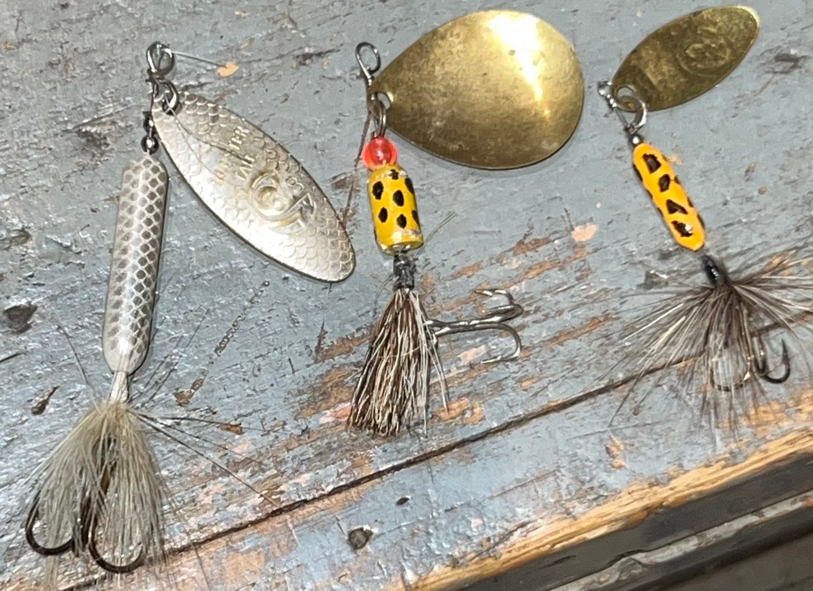 Vintage 3 Rooster Tail Bass Fishing Lures -  Hong Kong