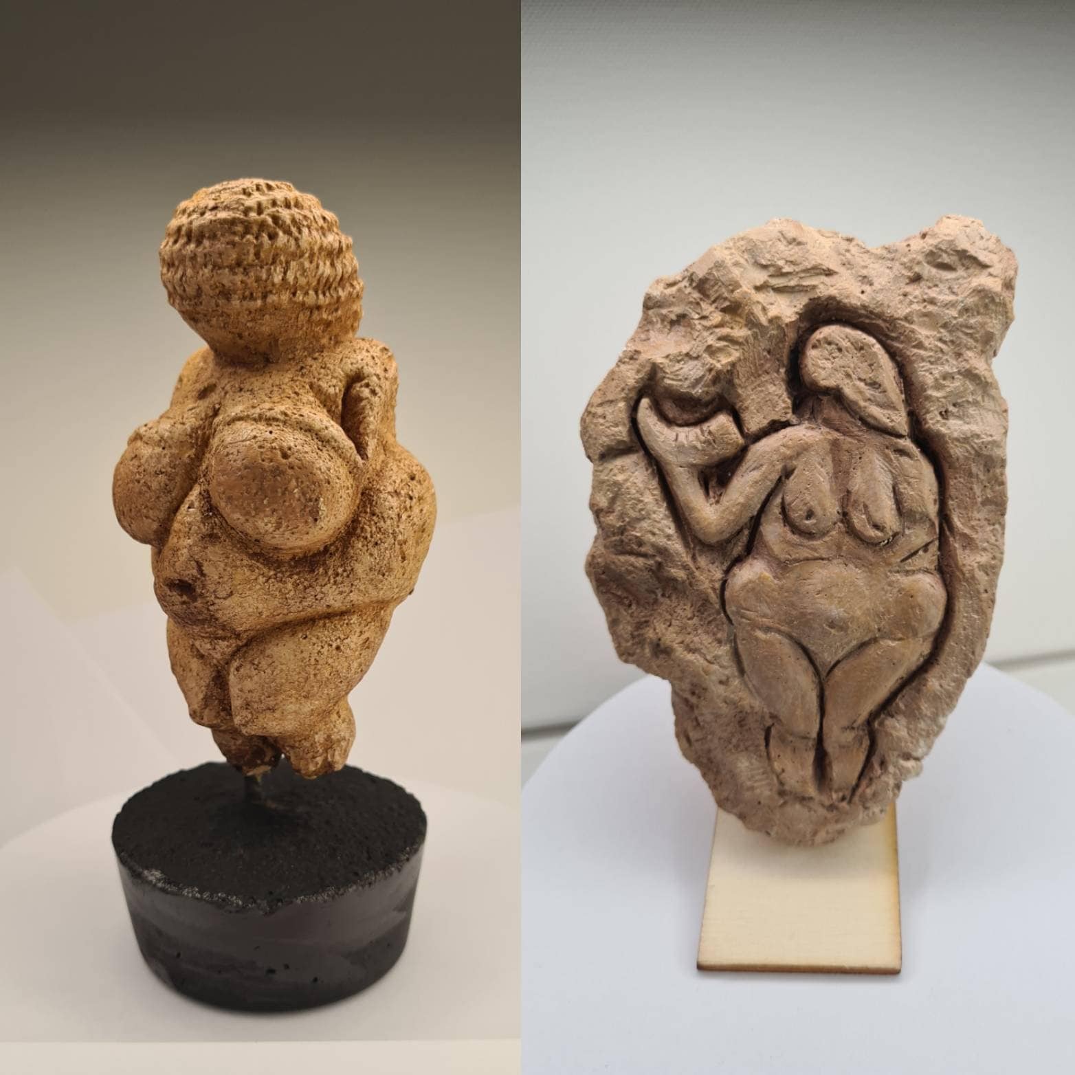 Venus of Willendorf and Venus of Laussel Etsy