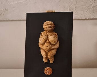 Venus von Willendorf, prähistorische Figurine, Frauen feminine schönhet, beste replika figurine, Frauen simbol, Wien famous artwork