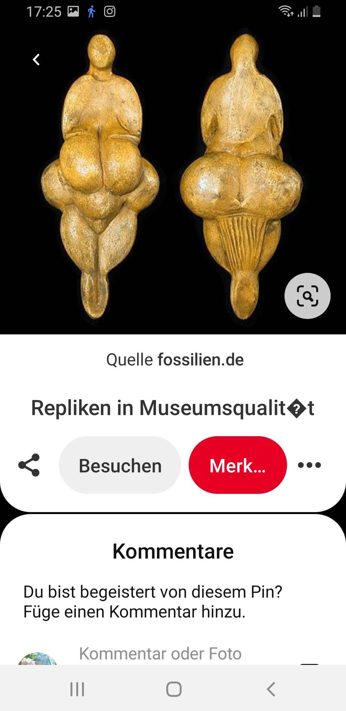 Venus Von Lespugue/ Venus of Lespugue 3D Allerschönste Und Beste Replik