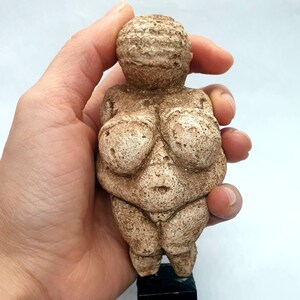 Venus von Willendorf, Österreich, Vilendorfska venera Female, replika replica Austria figur Skulptur Parastone prehistoric, mother Goddess image 5