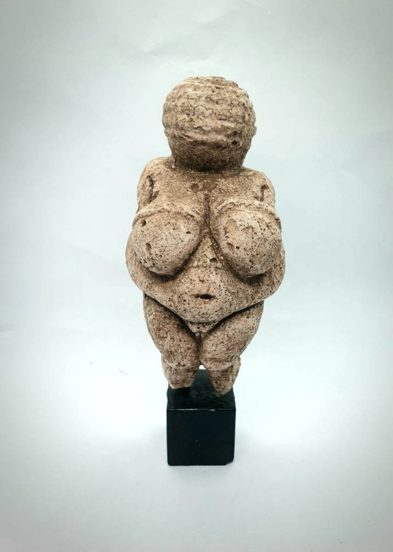 Venus von Willendorf, Österreich, Vilendorfska venera Female, replika replica Austria figur Skulptur Parastone prehistoric, mother Goddess image 2