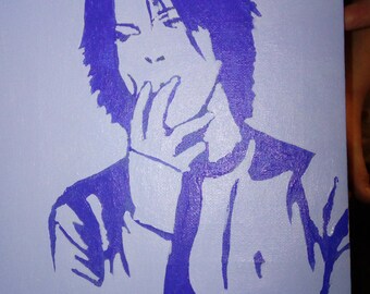 Bowie in blue original artwork