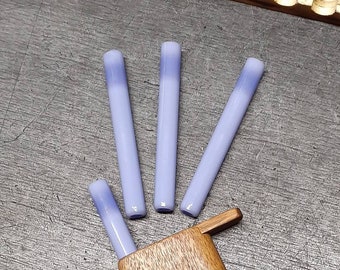 PURPLE glass blown one hitter for your hitter box / dugout box (please read description)