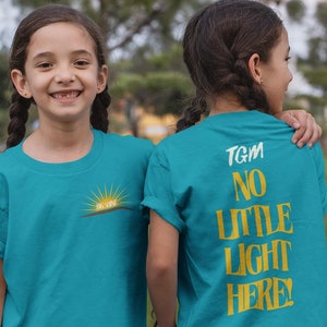 Kids Big Shine T-shirt, Christian Kids, Christian Shirt For Girls, Boy Christian Shirt, Kids Cotton Tee, Trendy Christian Shirt