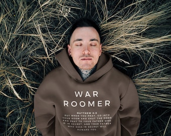 Sudadera con capucha cristiana War Roomer - Unisex marrón