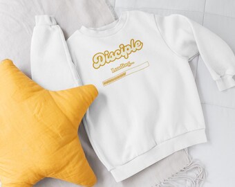 Christian Kids Sweatshirt: Disciple Loading, Youth Ministry Apparel