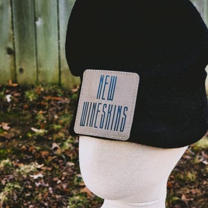 Black Christian Beanie, Fitted Black Beanie, Black Beanie, Christian Beanie, Cuffed Beanie, Womens Beanie, Christian Unisex Hat