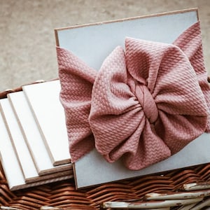 White Headwrap Size Guide Board Set: Rustic Bow Boards