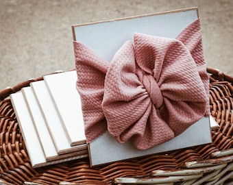 White Headwrap Size Guide Board Set: Rustic Bow Boards