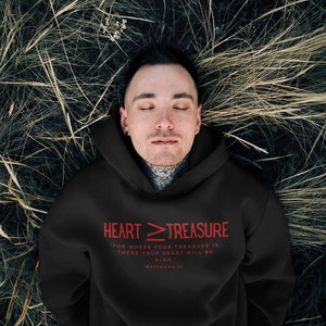 Heart Treasure Hoodie, Best Seller Christian Hoodie, Trendy Christian Sweatshirt, Christian Hoodie For Women, Men's Christian Hoodie