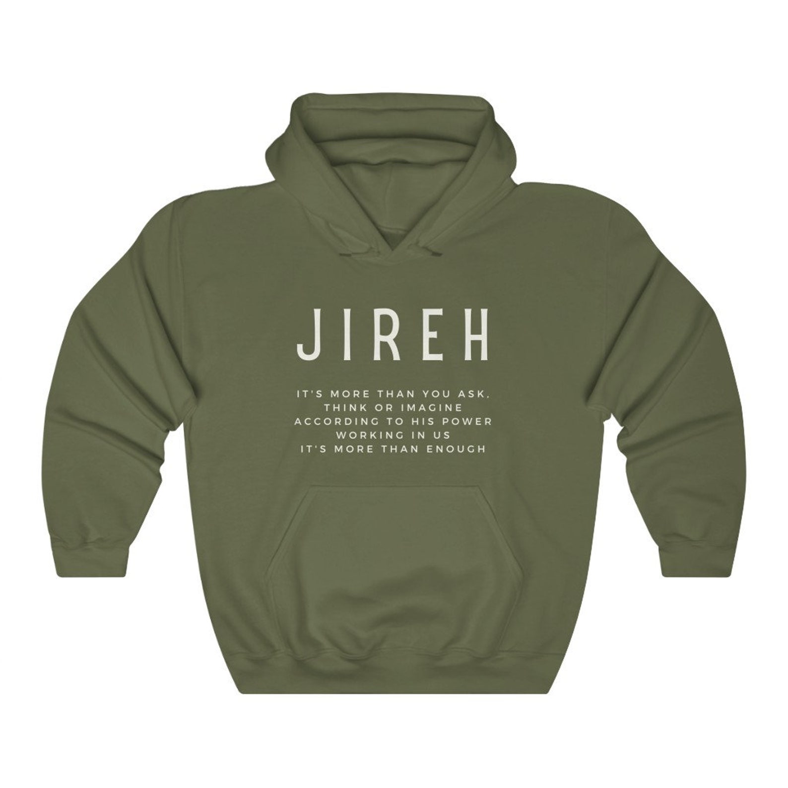 Jireh You Are Enough Hoodie Trendy Christian Sweatshirt Etsy