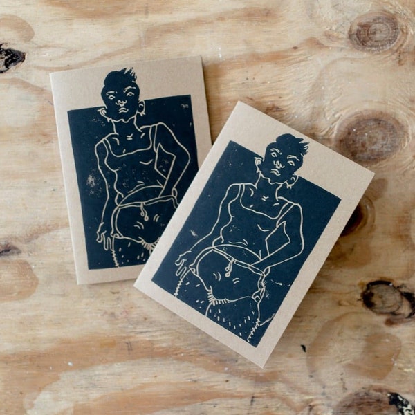 Lino-print Cards