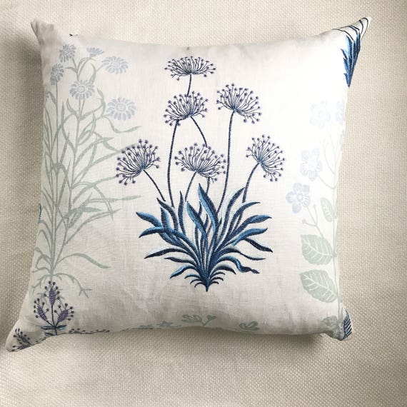 Custom Embroidered Pillows A Pair Etsy