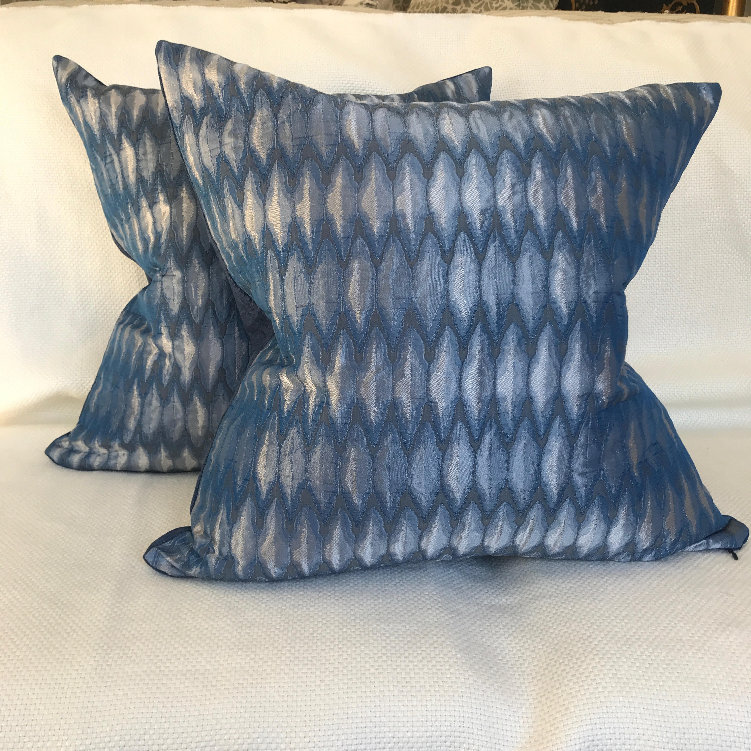 etsy indigo pillows