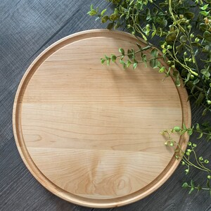 Nana's Kitchen Cutting Board,Grandma,Round,Personalized,Custom,Walnut,Cherry,Hard Maple,White Oak,Reversible,Mother's Day,Grandparent's Day, Maple (no engraving)