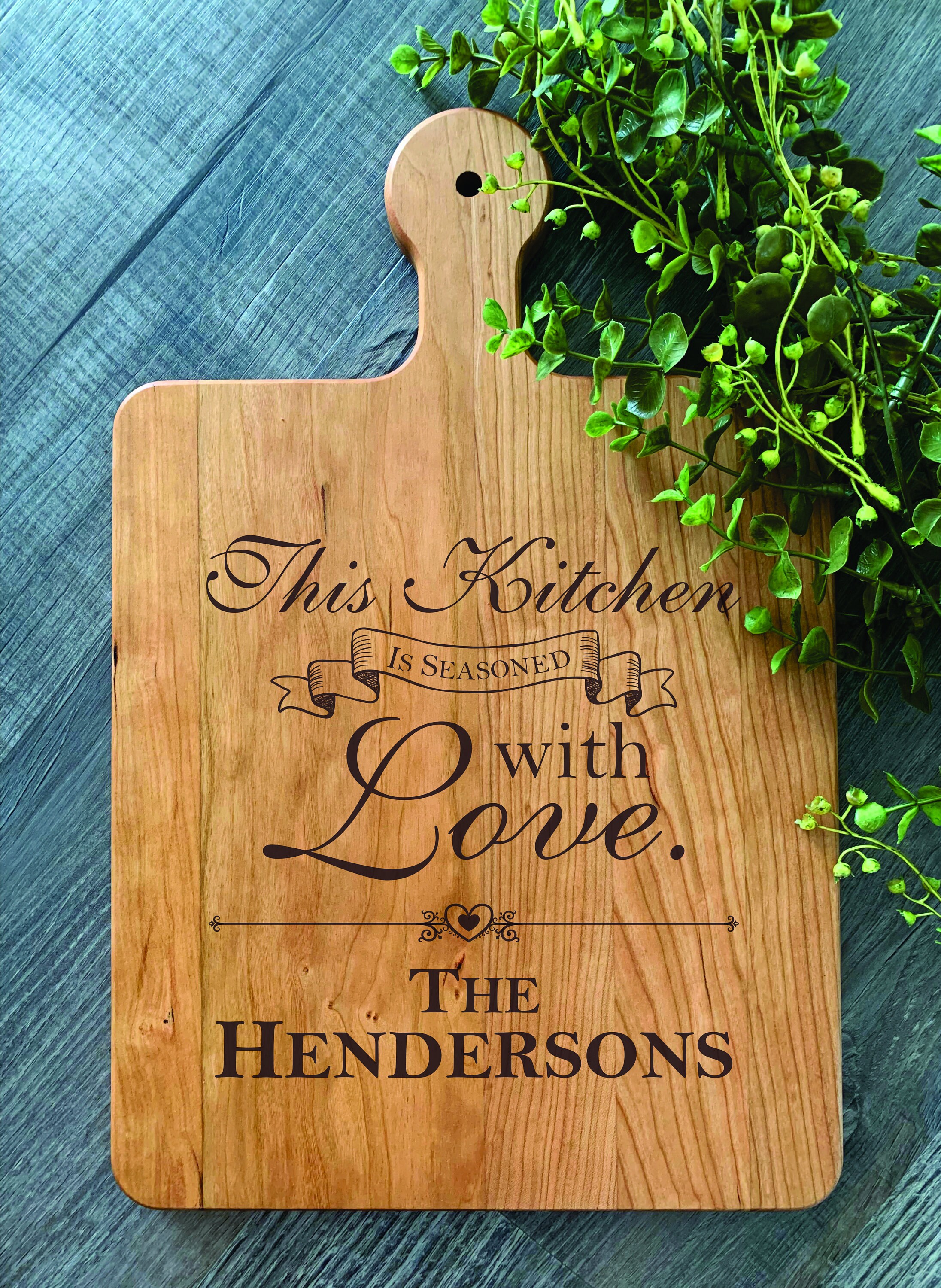 This Kitchen Is Seasoned With Love | Wooden Serving Board This Kitchen Is Seasoned With Love | Wooden Serving Board