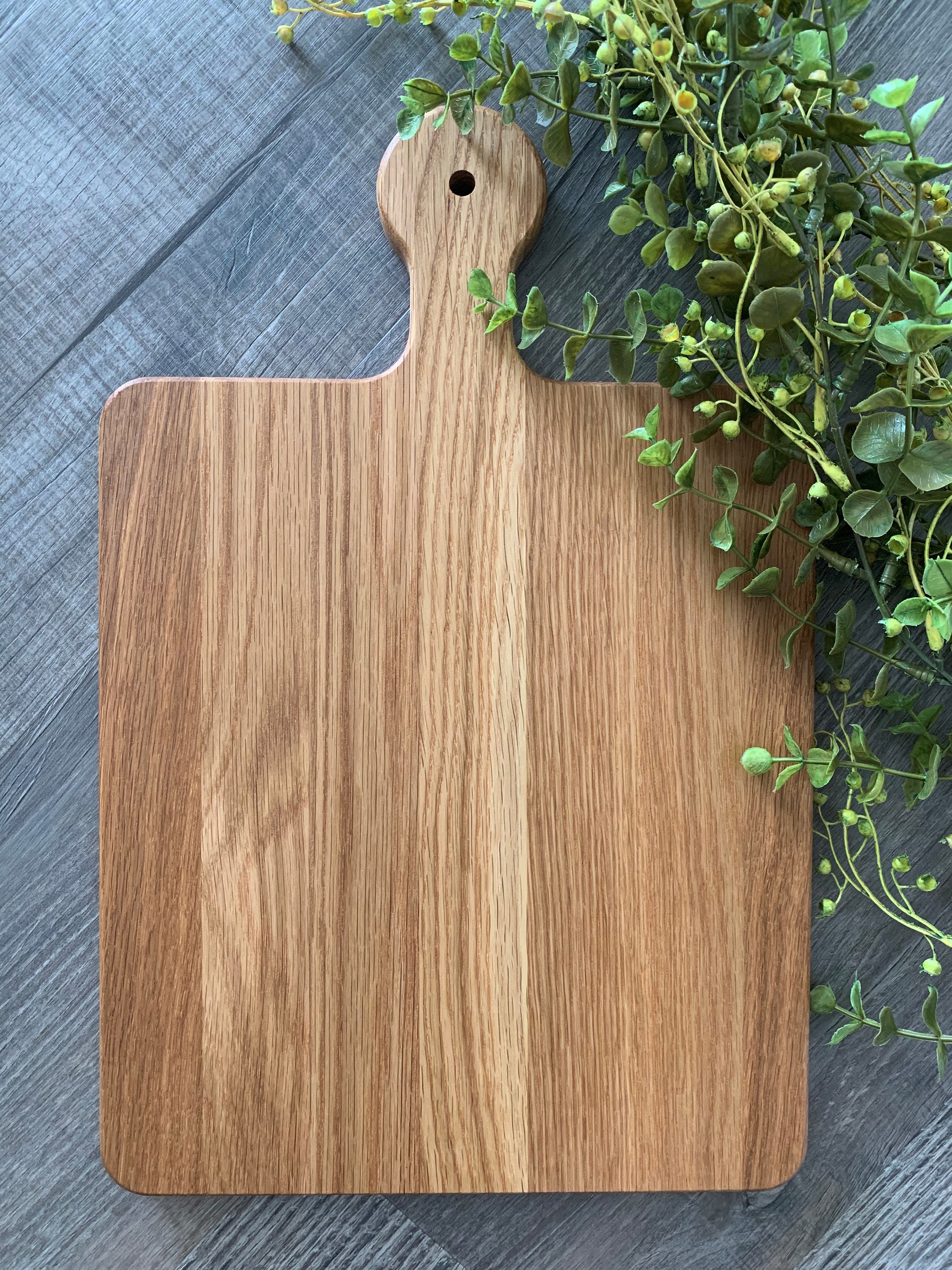 Personalized Cutting Board with Handle - Name on Handle - Gerber
