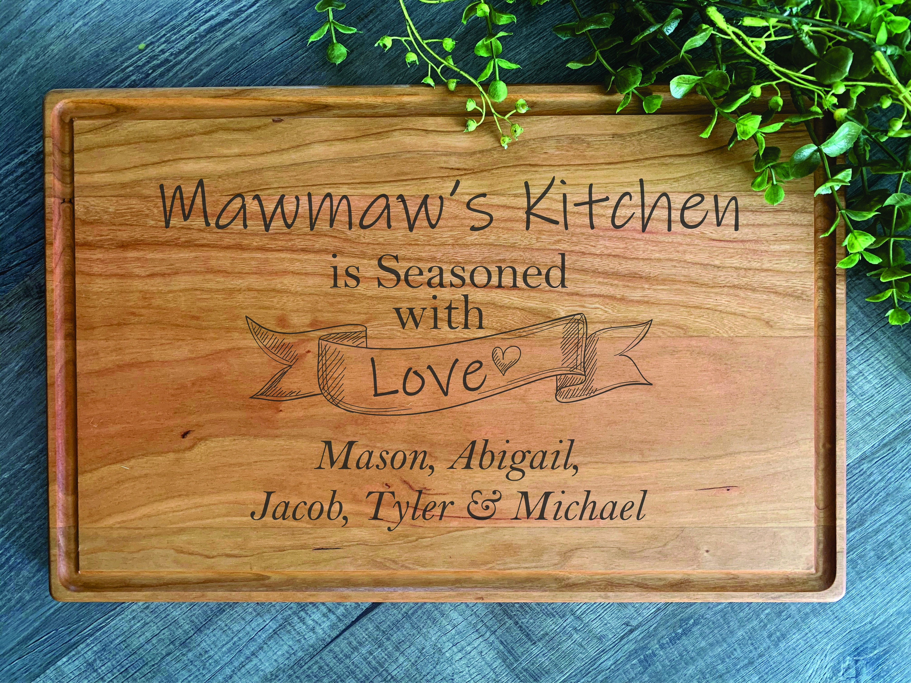 Small Maggie's Kitchen Cutting Board - 904 Custom