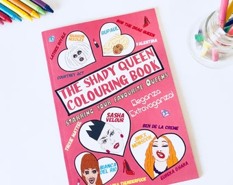 RuPauls Drag Race Shady Queen Colouring Book