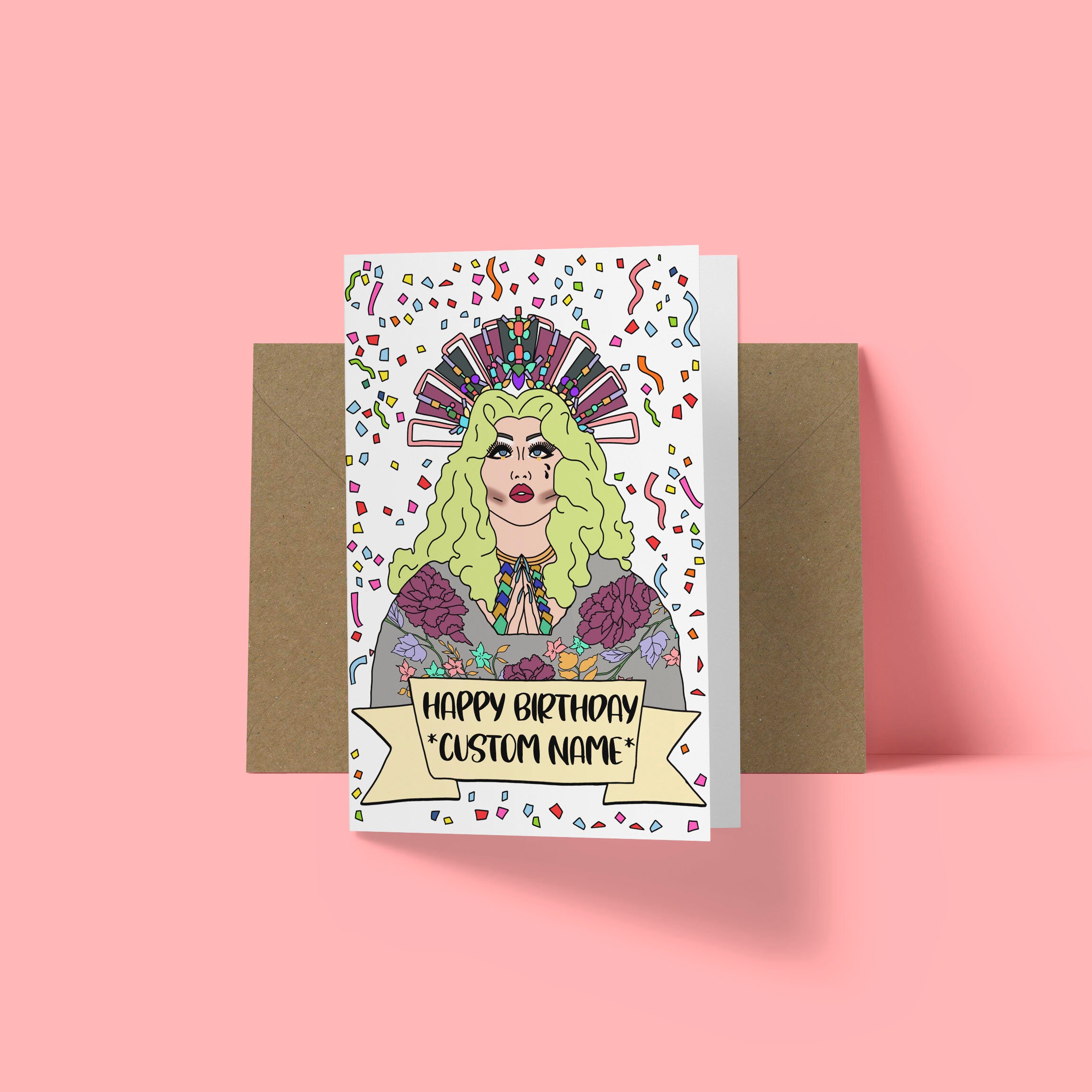 Rupaul’s Drag Race Happy Birthday Kim Chi Greetings | Etsy