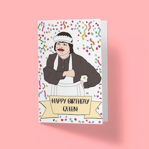 RuPaul&#39;s Drag Race | Happy Birthday | Baga Chipz  | Greetings Card | Customised Personalised Drag Queen