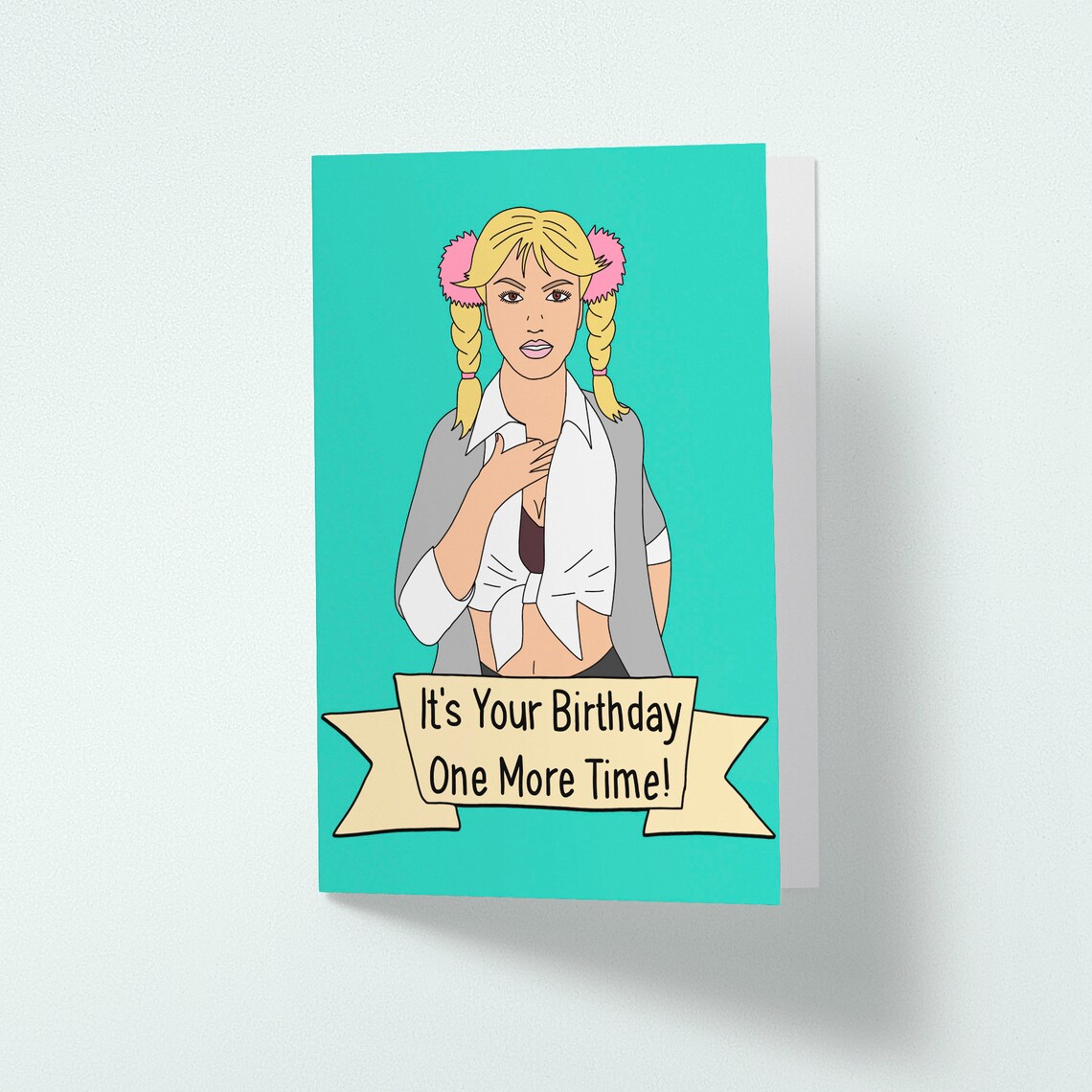 Britney Spears Happy Birthday Greetings Card It's Your - Etsy