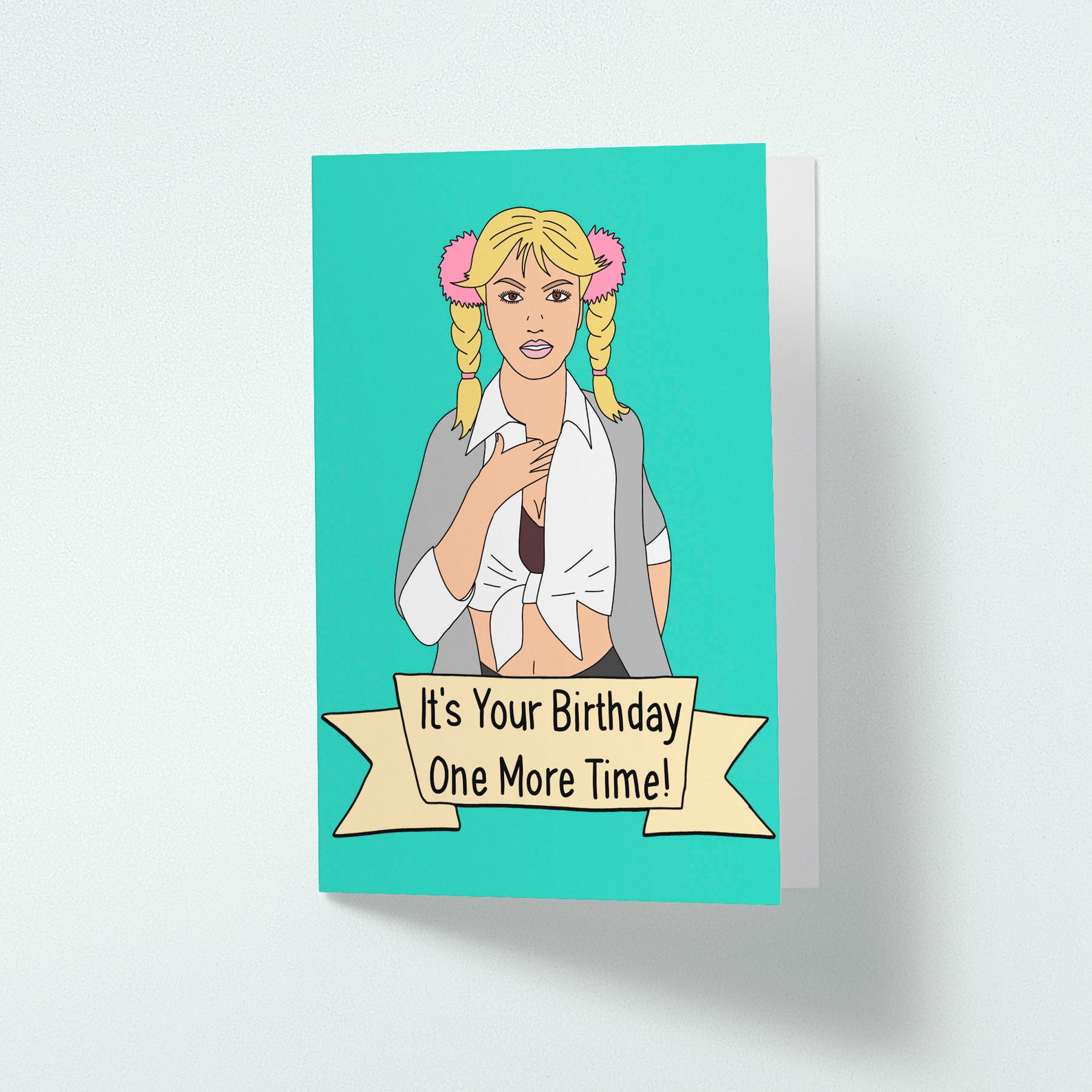 Britney Spears Happy Birthday Greetings Card It&rsquo;s Your - Etsy