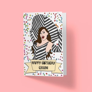 RuPaul&#39;s Drag Race | Happy Birthday | Ben De La Creme  | Greetings Card | Customised Personalised Drag Queen