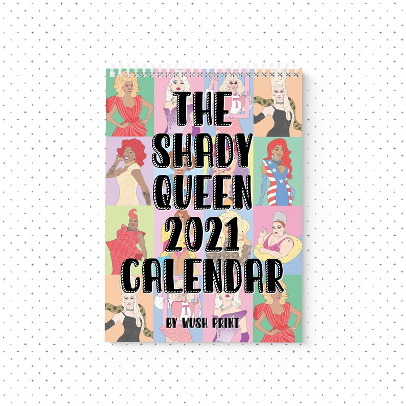 RuPaul's Drag Race 2021 Calendar Calender The Shady Etsy