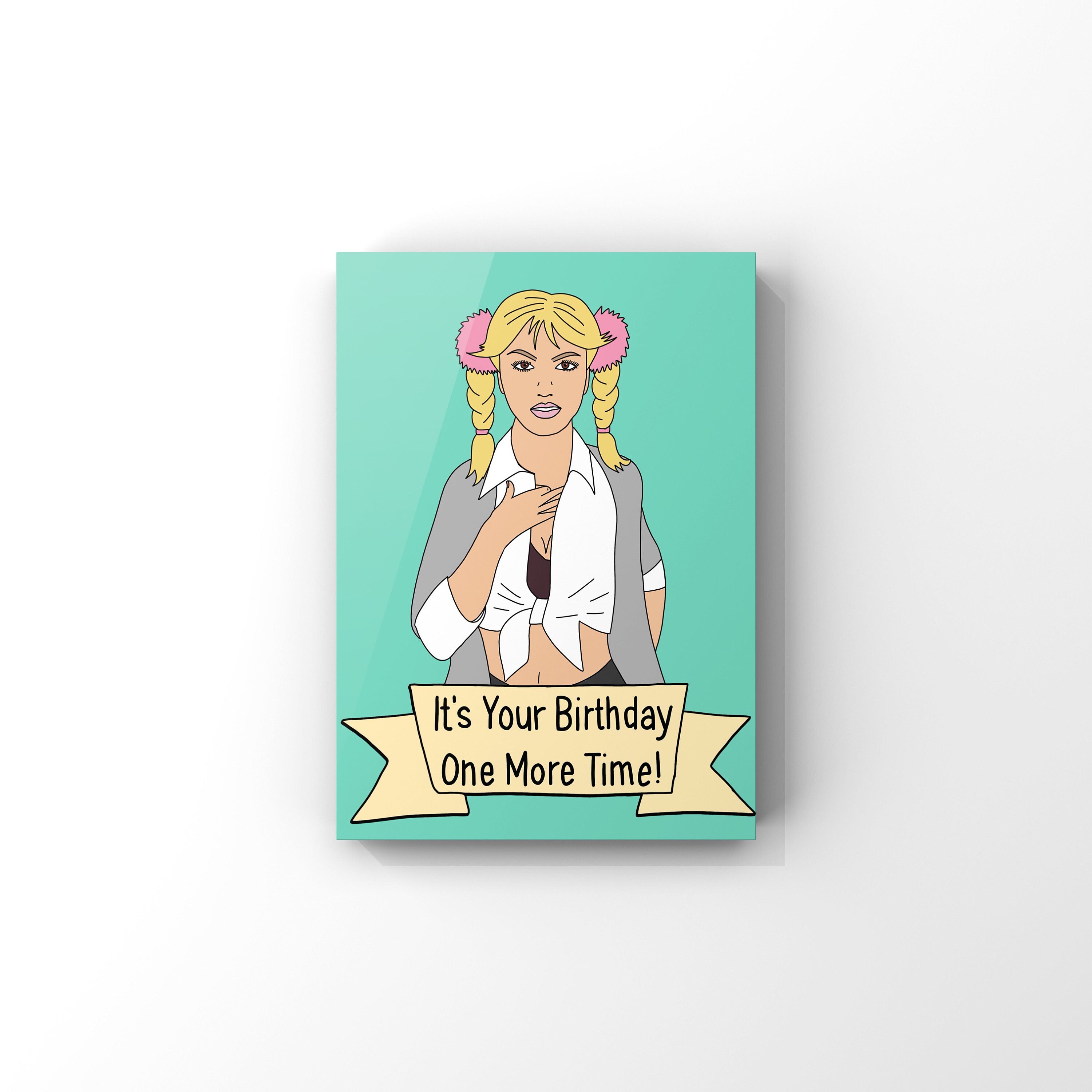 Britney Spears Happy Birthday Greetings Card It's Your | Etsy