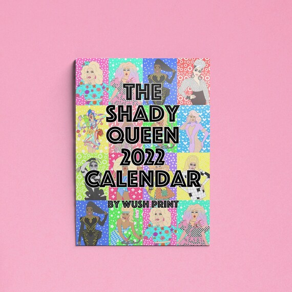 Drag Christmas 2022 Drag Race 2022 Calendar Calender The Shady Queen Christmas | Etsy Ireland