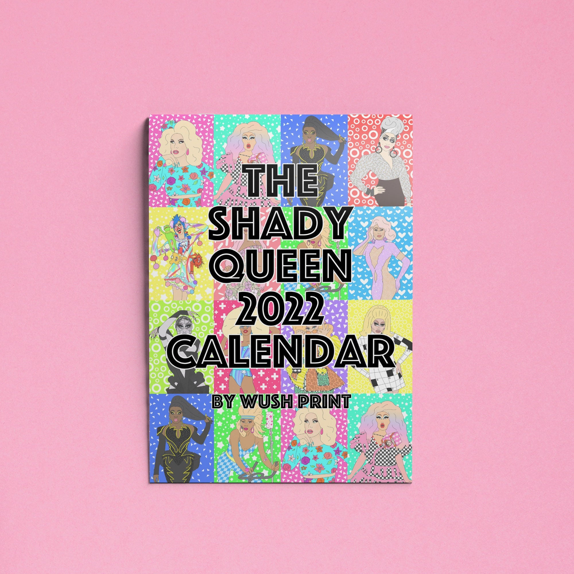 Drag Race 2022 Calendar Calender The Shady Queen Christmas | Etsy Denmark
