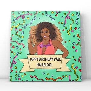 RuPaul&#39;s Drag Race | Shangela Happy Birthday Y&#39;all Halleloo | Birthday Greetings Card | Drag Queen
