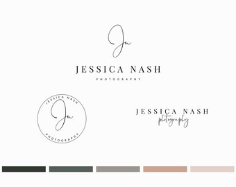 Photography Logo || Elegant logo, Beauty logo Text logo, Nail logo, Interior design logo, Modern logo, Signature logo - S37