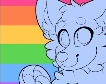 Base de icono peludo P2U