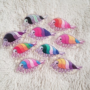 Pridesopod Acrylic Pride Pins