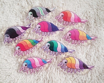 Pridesopod Acrylic Pride Pins