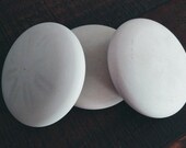 3 Medium 3 in 7.6 cm Blank Mandala Mortar Mix Handmade Stones Smooth for Painting Dot Art Gift Hobby Supplies Shower Class Office Design