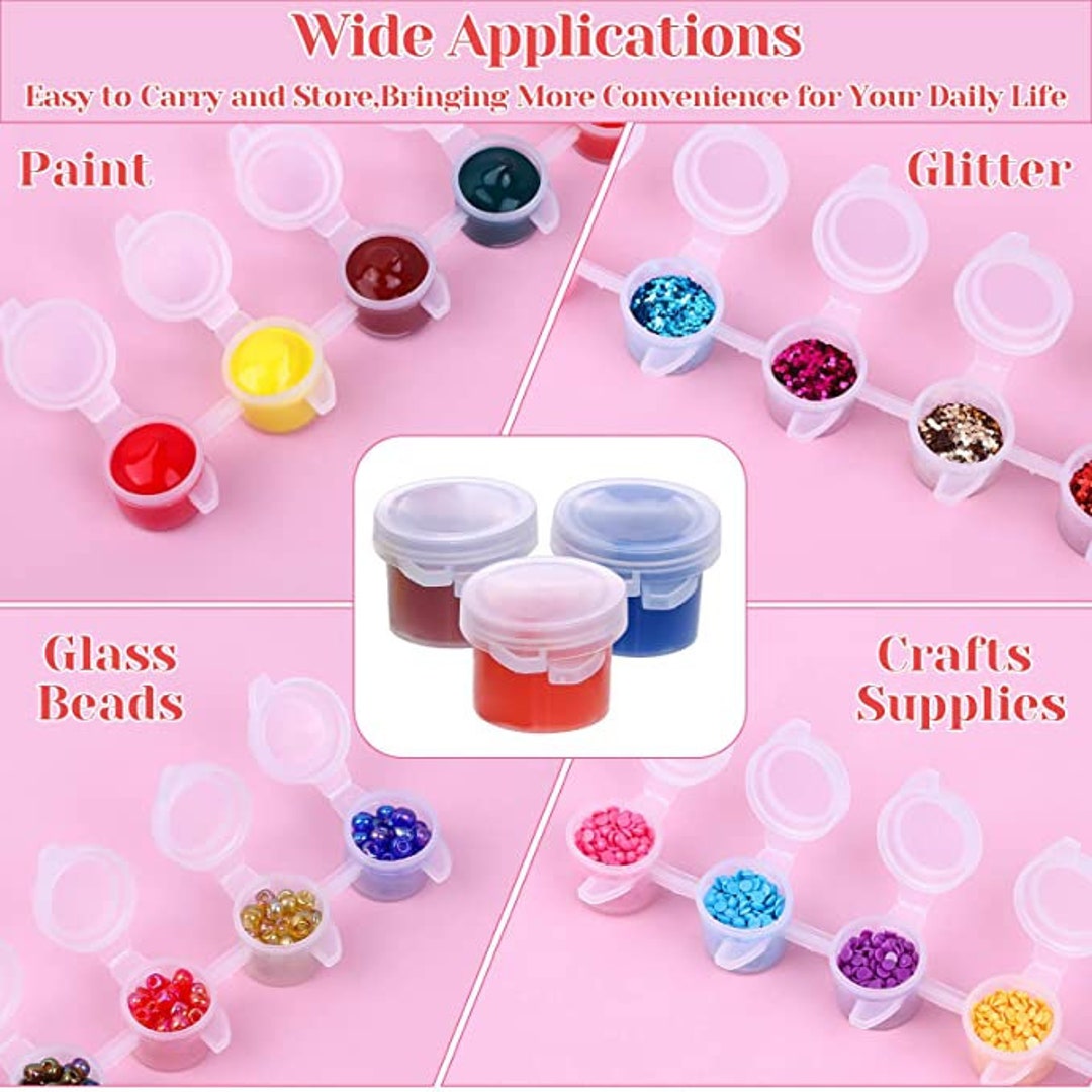 Set of 24 3ml Empty Paint Pots Arts and Crafts Mandala Dot Etsy