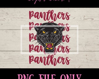 Panthers, Panthers School Mascot, Bells Panthers, Sublimation File,  Digital Download, Printable File