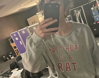 Matt (Matty) Healy Is a Rat | Embroidered Sweater| the 1975
