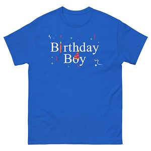 バースデーボーイTシャツ