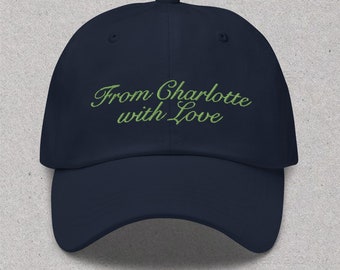 met liefde papa hoed | Charlotte | Geborduurd | Minimalistische pet | Noord Carolina